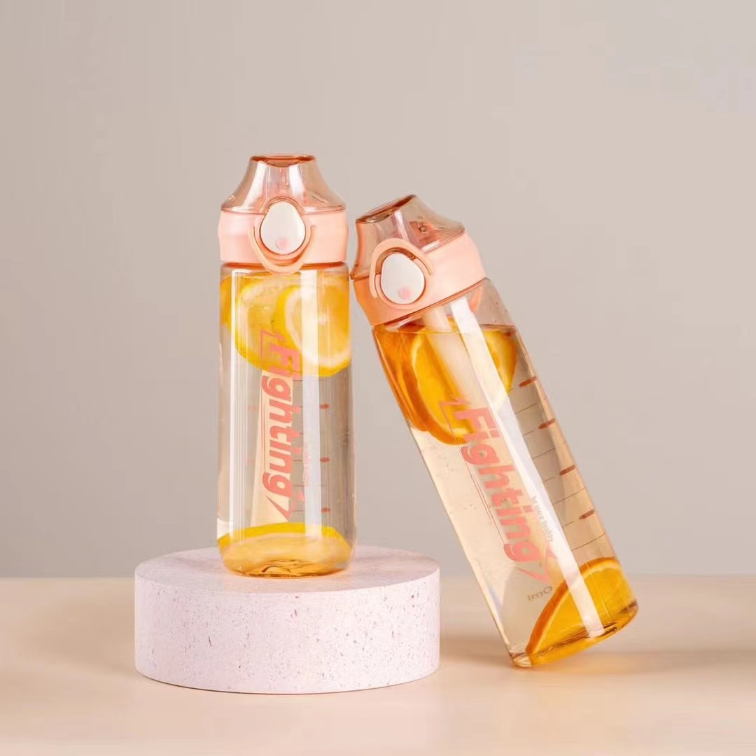 Changnuo large-capacity portable plastic water cup for sports and fitness, boys' summer outdoor student water bottle 2023 New brand recommendation pic 13