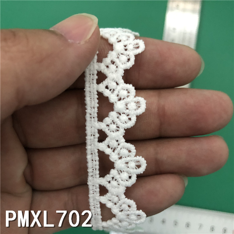 New Lolita embroidery water-soluble lace, milk silk single-sided small flower wave lace, lace with barcode pic 62
