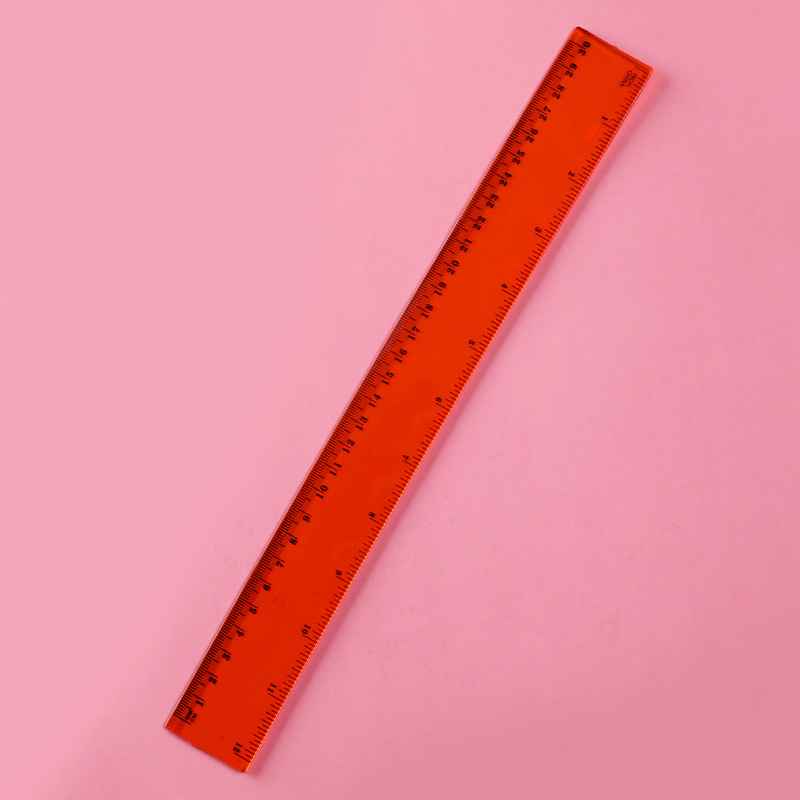 Cross-border wholesale plastic flexible rulers, transparent and flexible straight rulers, student examination and homework measuring tools, learning supplies pic 7