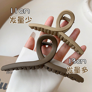 网红大号洗澡头发塑料抓夹发卡女后脑勺夹子头饰韩国顶夹卡子发饰详情5