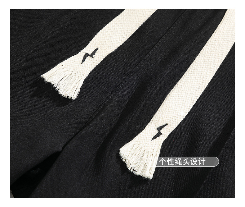 重磅裤子男士春秋季宽松直筒卫裤男款潮牌秋冬装运动百搭休闲长裤详情22