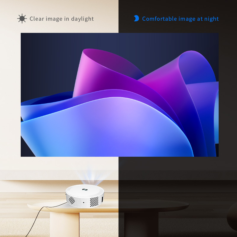 Cross-border Z8 Overseas Android 32G high-definition projector for home use, portable wireless screen projection, mobile phone wifi, home theater pic 7