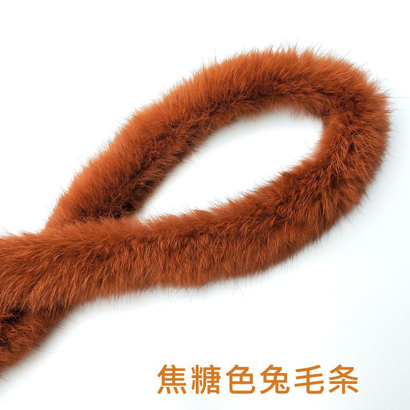 Wholesale of rabbit fur, wool strips, wool edge strips, sandwich strips, lace, winter fur, wool edge Hanfu, capes and other fur clothing accessories pic 19