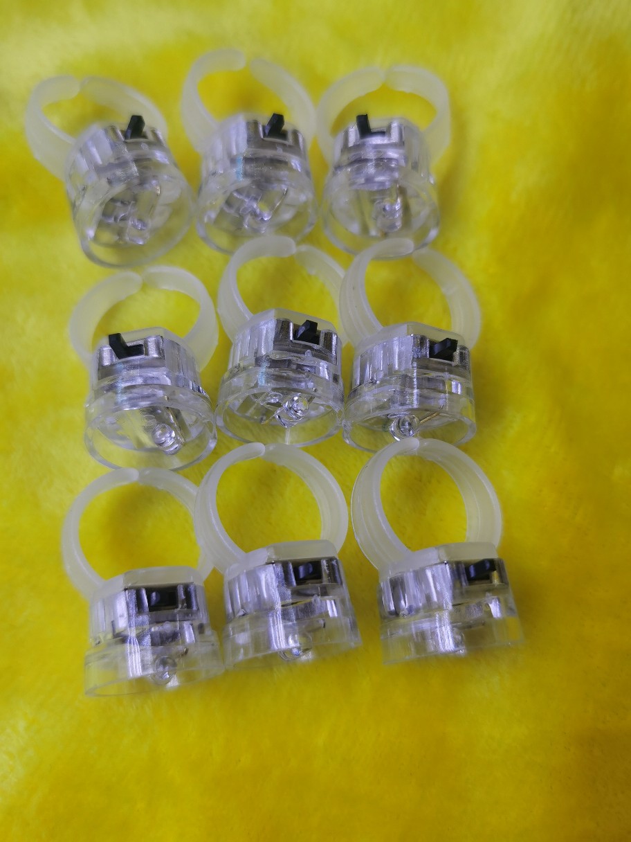 发光电子配件发光戒指灯闪光底座儿童玩具饰品配件工艺品闪光托详情4
