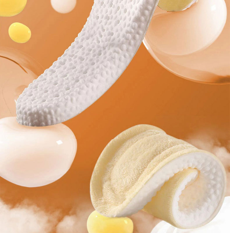 高弹爆米鞋垫保暖加厚男运动减震透气超软吸汗防臭女防痛软底鞋垫详情10