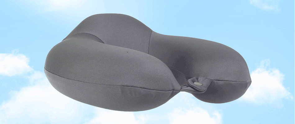 Solid-color memory foam neck pillow, U-shaped pillow, travel neck support pillow, office U-shaped nap pillow, high back support for the back of the head pic 14