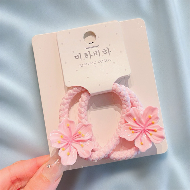 Fashionable cherry blossom set hair clips, girlish style hair clips, bangs clips, hair accessories, sweet hair bands, best-selling headwear and hair ties pic 4