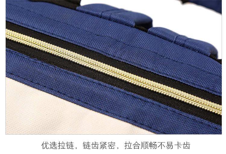 Factory-customized gift mom bag with printed patterns, large capacity, lightweight, double-shoulder mother and baby bag, waterproof maternity bag pic 30