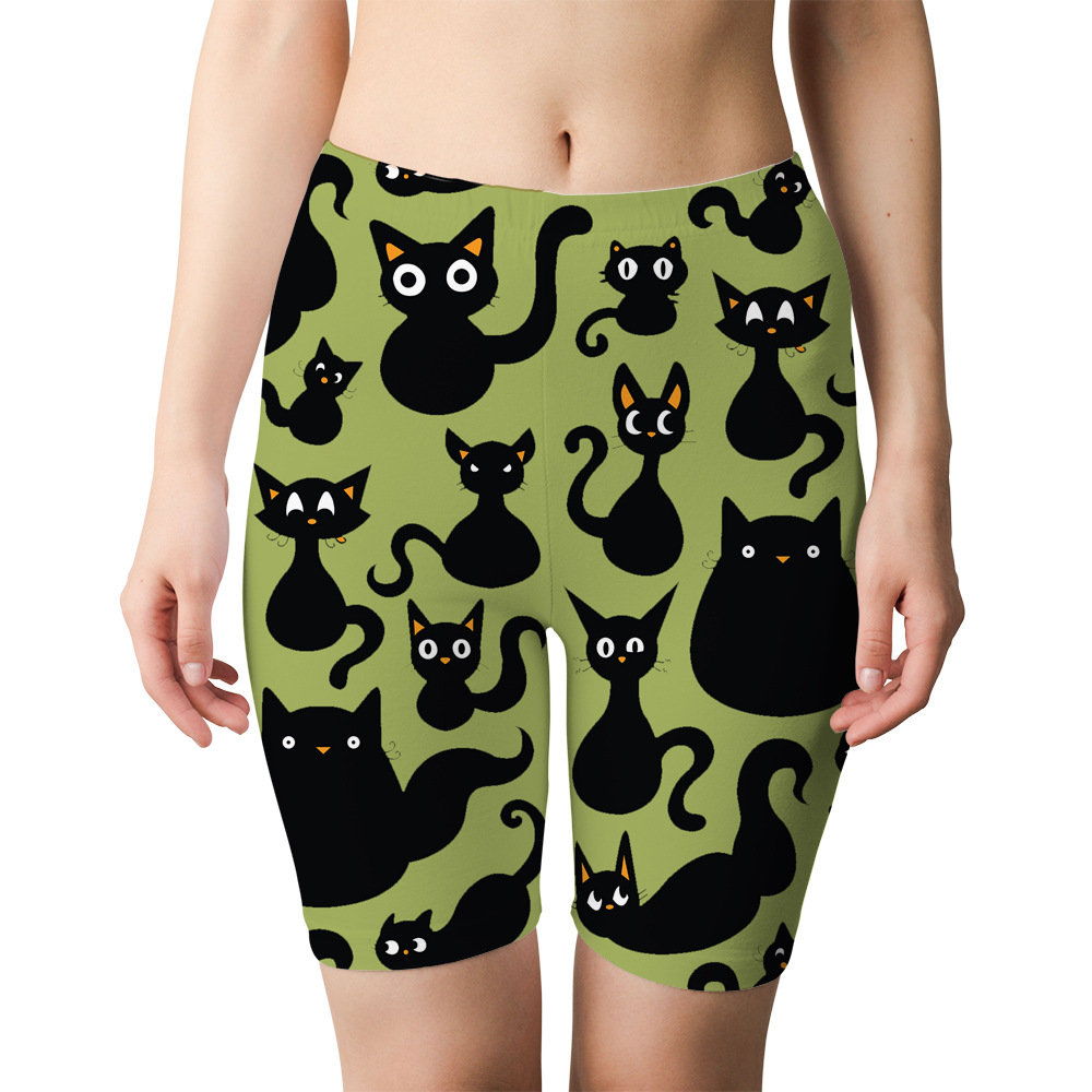 New 3D digital printed starry sky sports yoga capri shorts for cross-border Amazon from Europe and America. Please provide the printed image pic 34