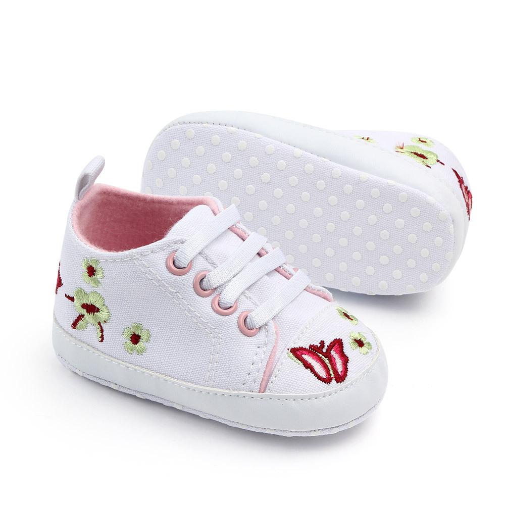 baby shoes Baby shoes Embroidered 0-1 year old baby soft-soled walking shoes Early education shoes 2228 pic 10
