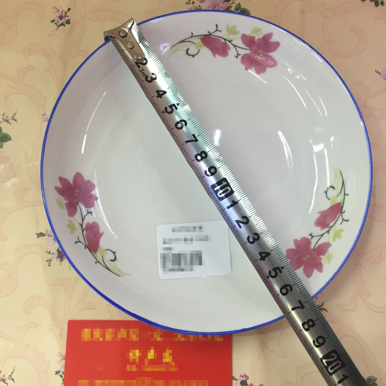 There are many styles of 7-inch round ceramic plates in Chinese style. Yiwu Xu Shengyou wholesale for 2 yuan, factory direct sales for 300 yuan pic 5