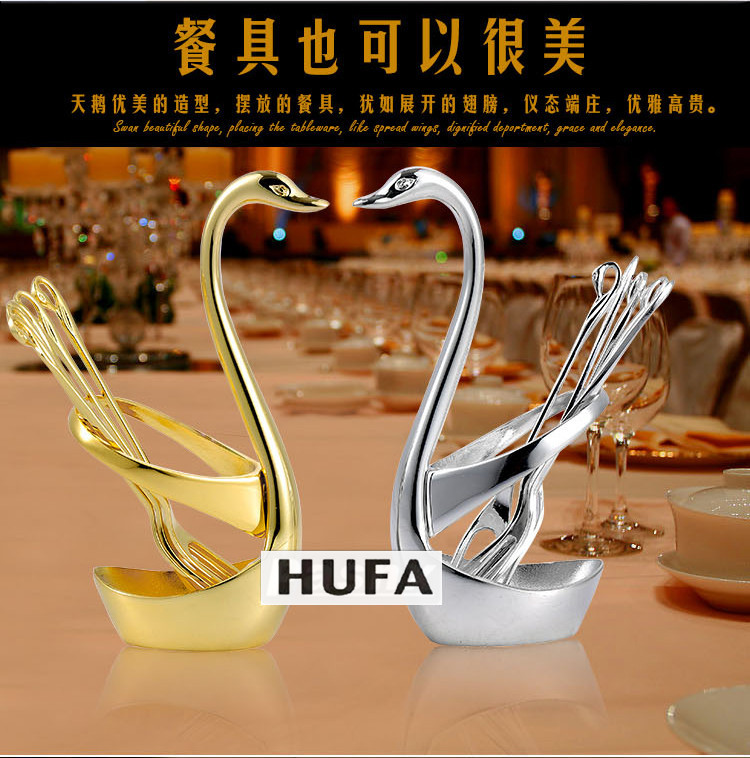 Hotel supplies: Fruit forks, fruit skewers, fruit forks in gold and silver, Cygnus cake forks pic 2
