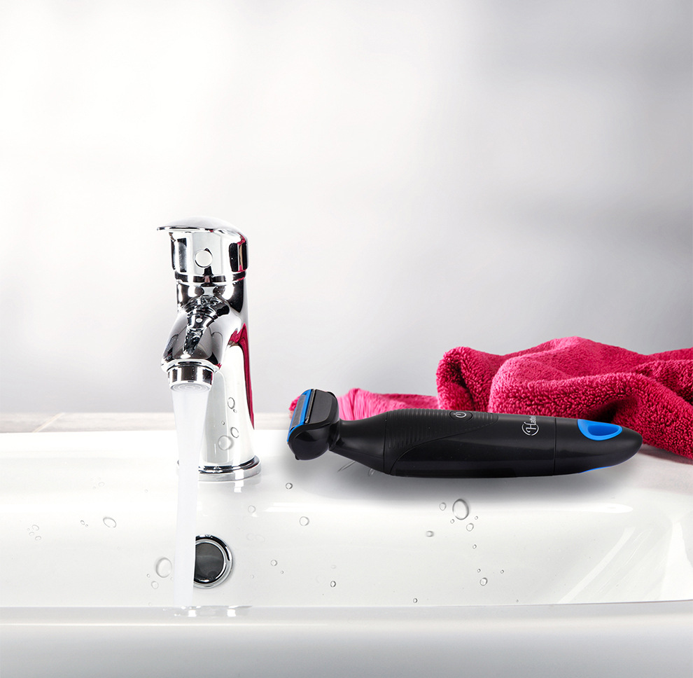 HATTEKER multi-functional six-in-one hair remover set, compact and portable USB charging hair remover set, nasal hair remover, facial cleanser, eyebrow trimmer, wholesale for export pic 5