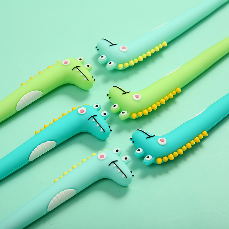 Dinosaur crocodile fun gel pen for students, simple, artistic, cute and creative, popular Korean version custom factory direct sales pic 13