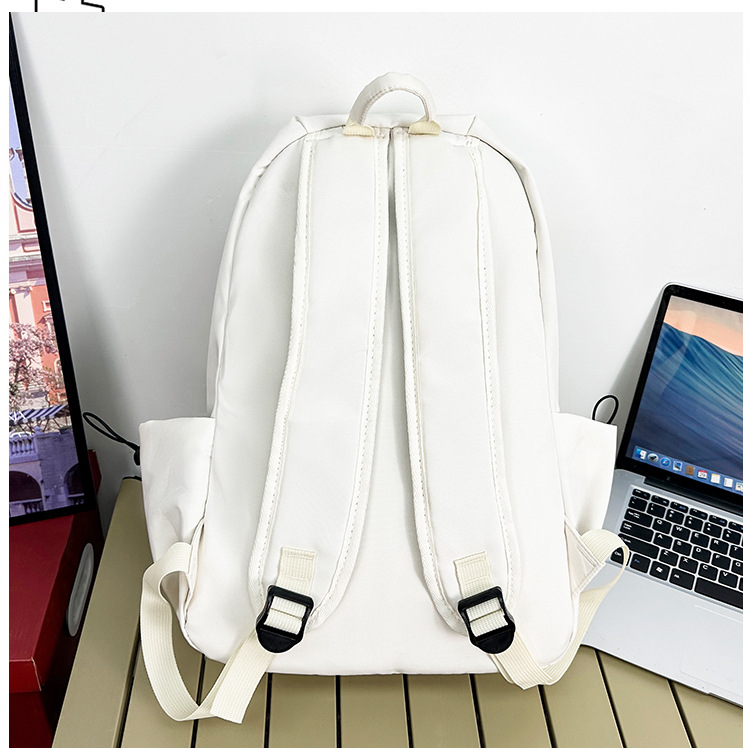 2024新款书包女大学生高中初中生旅行防水背包潮牌男大容量双肩包详情12