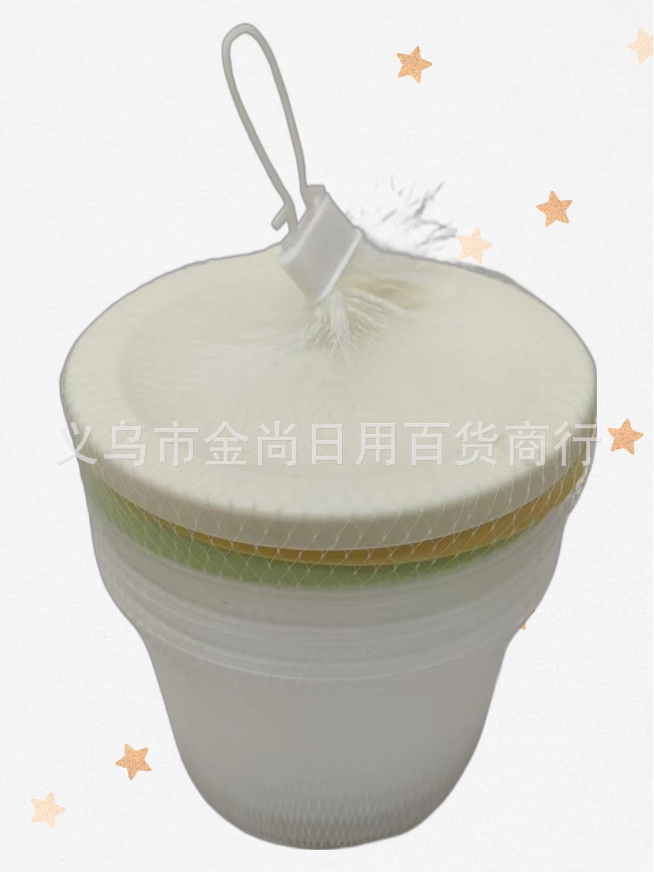 Kitchen sealed jars, round covered food-grade storage jars for grains and cereals, wholesale of grain preservation boxes pic 2