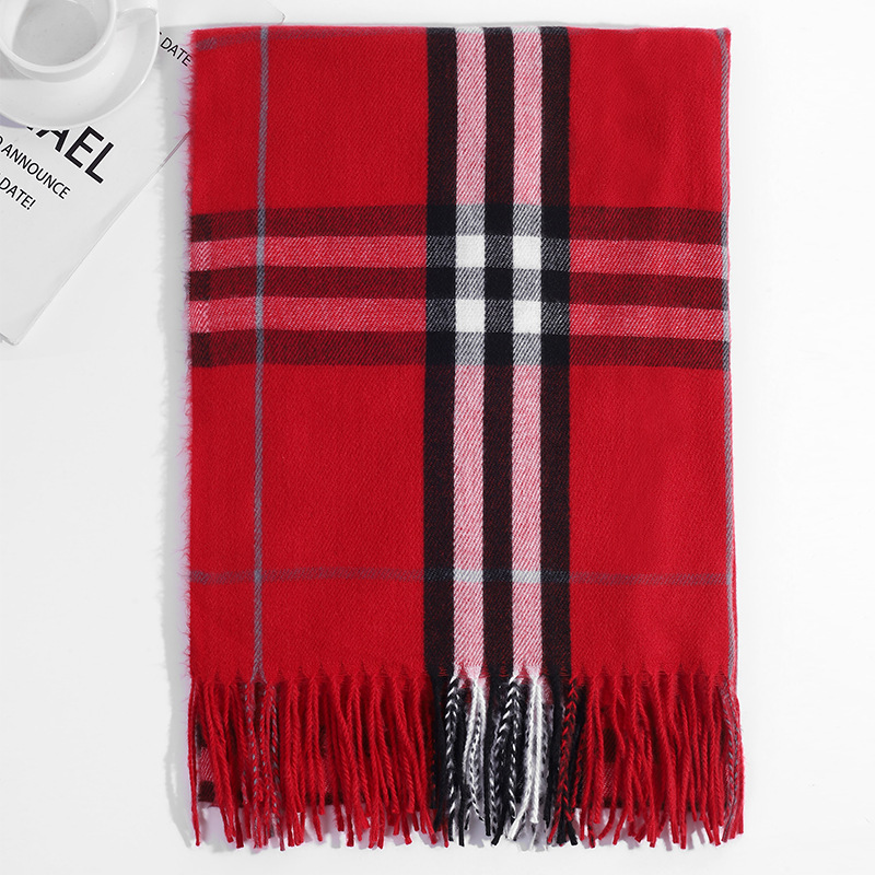 250g冬季经典巴巴格围巾男女百搭加厚保暖围脖仿羊绒流苏披肩外贸详情25