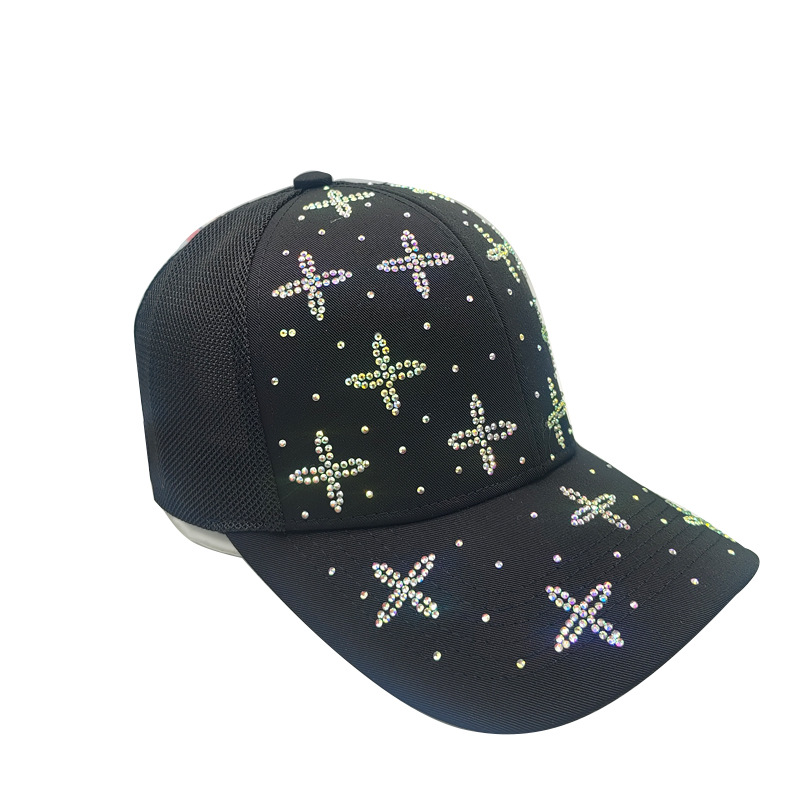 Xinwangjiang brand name Korean diamond-encrusted baseball caps, baseball caps, sun protection, fashionable and versatile new sunshade hats are in stock and available. We support one-piece consignment models pic 9
