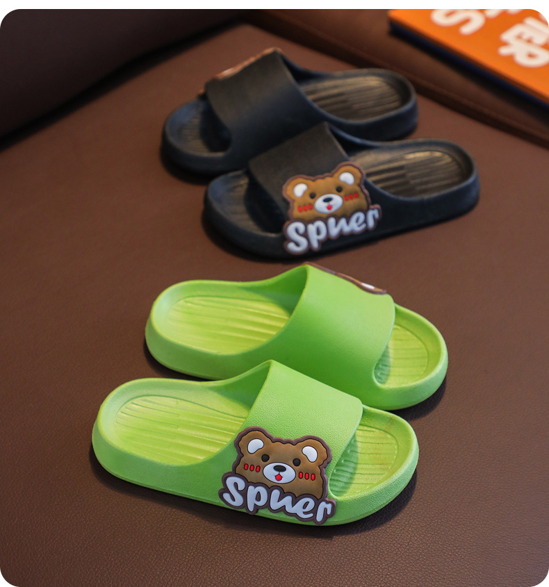 儿童拖鞋夏季2023新款小熊宝宝女童小童大童家居室内防滑男童拖鞋详情12