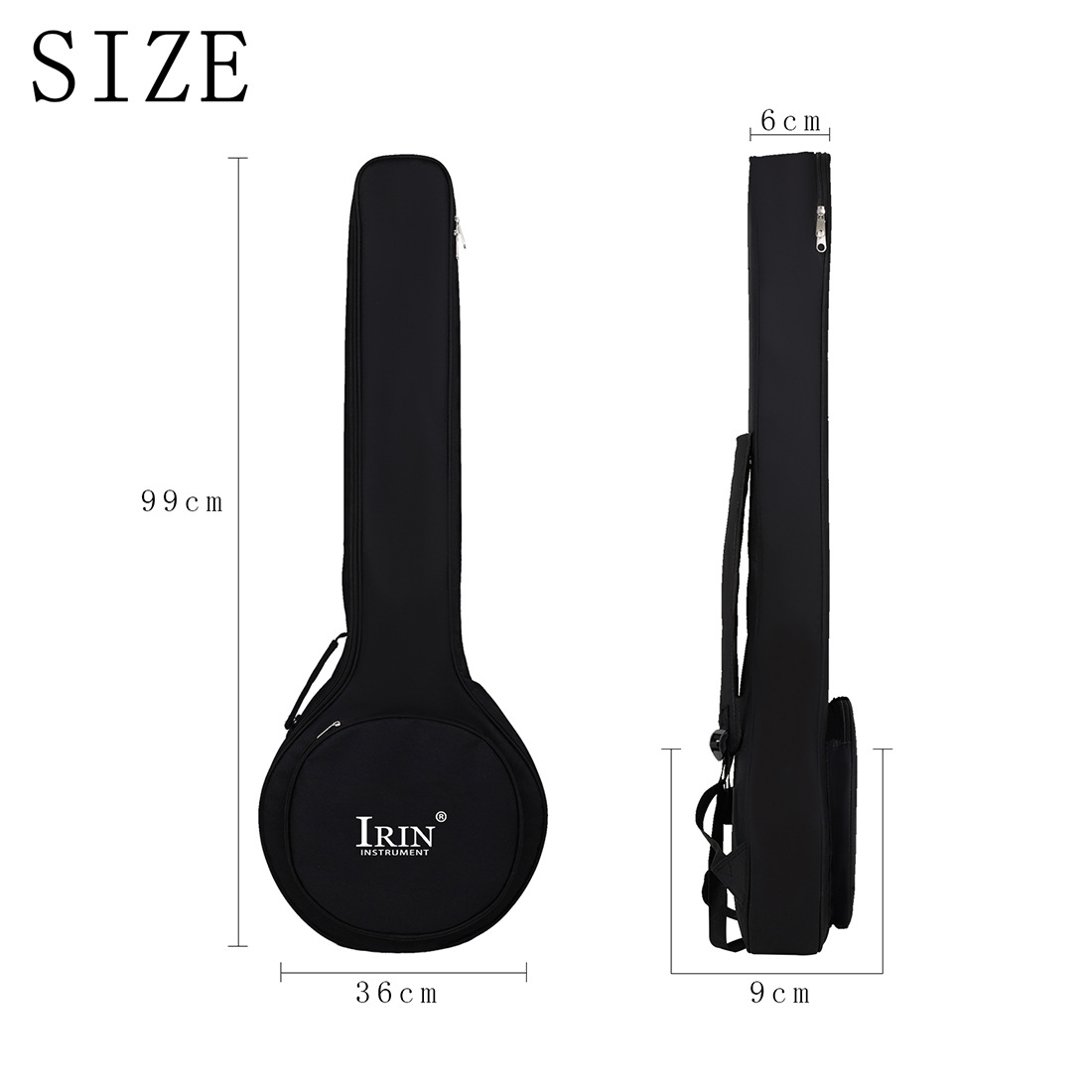 حقيبة طائر الأوتار الأوتار البانجو (Banjo)، حقيبة أكتفين سميكة مضادة للزلازل على أكسفورد pic 2