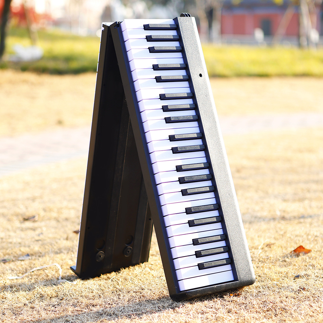 LADE88 clave piano plegable portátil electrón adulto principiante práctica teclado patchwork mano enrollado piano eléctrico pic 6