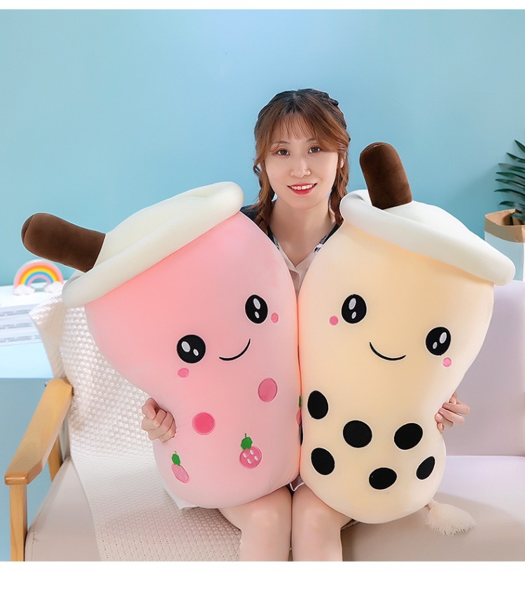 Simulated fruit milk tea cups, cushions, plush toys, large bubble milk tea dolls, stuffed toys, cross-border foreign trade gifts pic 7
