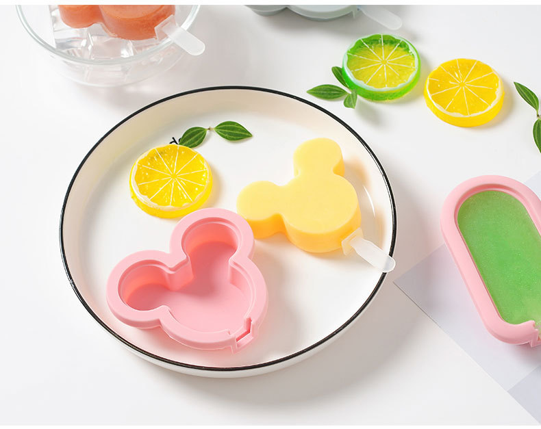 现货 硅胶冰棒冰棍模具 带盖棒冰模具 自制DIY雪糕模具 制冰格详情21