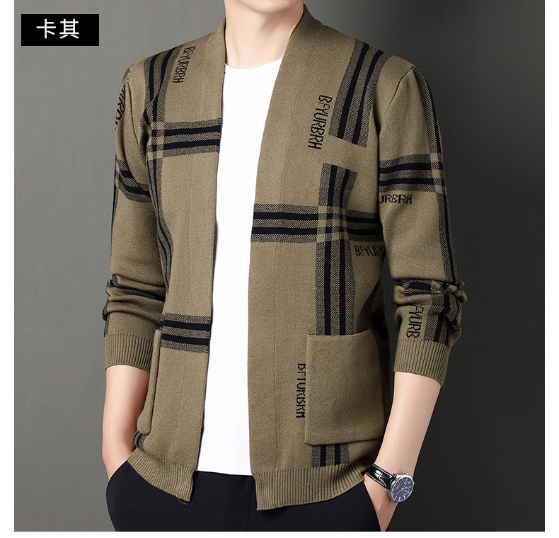 Nuevo 2022 abrigos hombre otoño coreano tendencias jersey jerseys cardigan chaquetas casual hombre tops suéter hombre pic 12