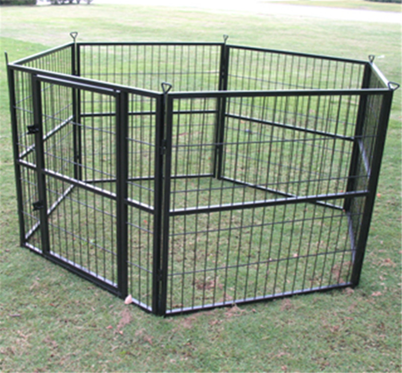 Wholesale Baojie high-end pet dog cages, assembled cages, wire cages, thickened pet cages pic 7
