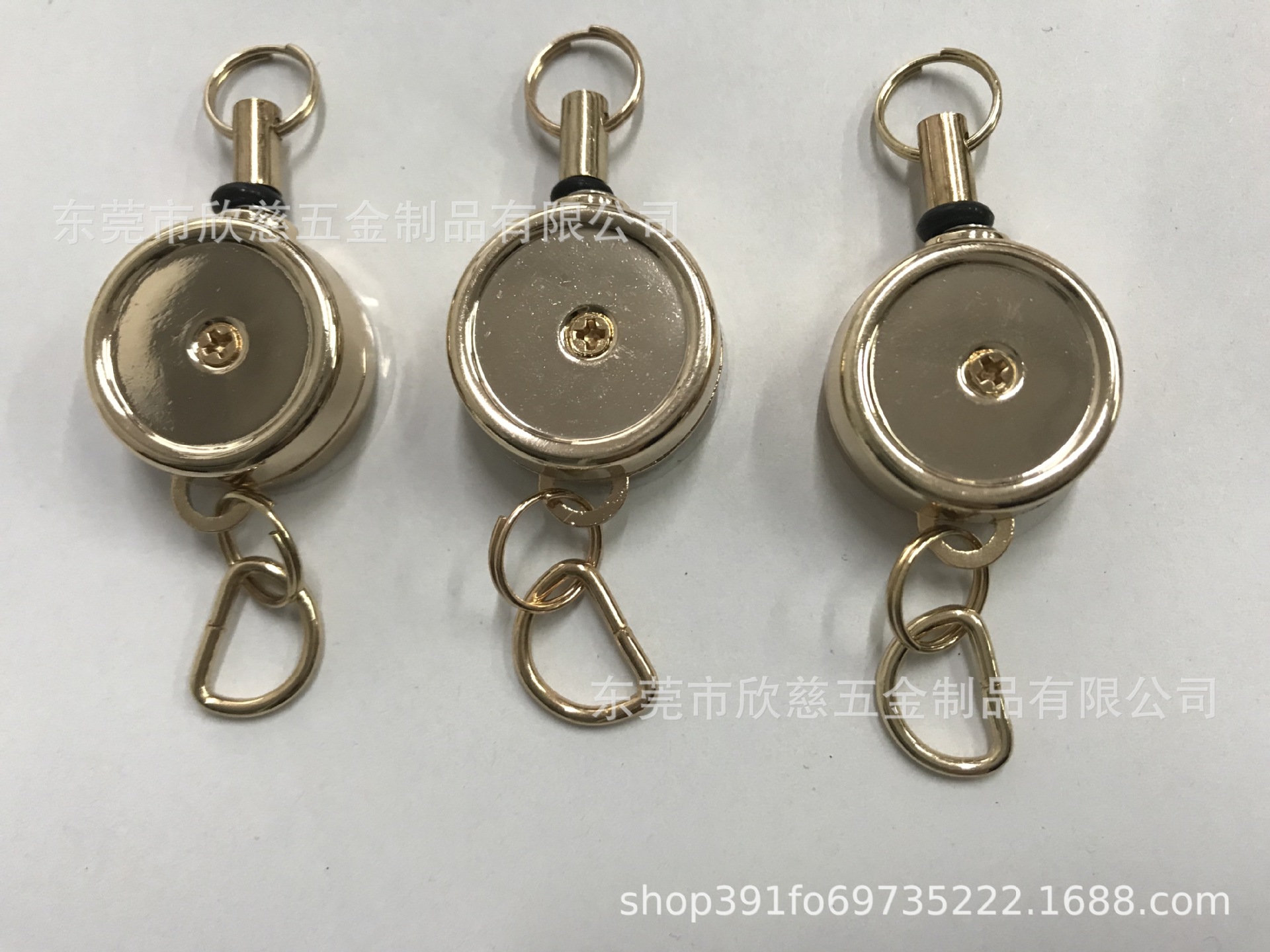 亚马逊AMAZON跨境热销4CM旋转皮带夹伸缩强力易拉扣易拉得钥匙扣详情25