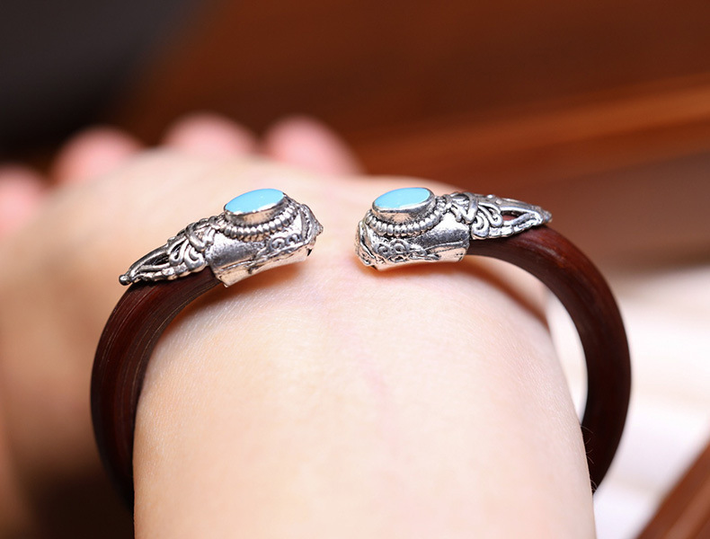 Natural wild Shannan unjointed chicken blood Vine bracelet for men and women, with jointed wood and vine bracelet, summer ethnic style pic 21