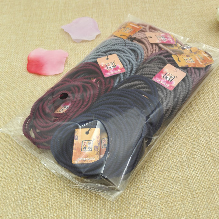 A3325经典卡10个皮筋 胶圈橡皮筋头饰发绳儿童发饰二元店饰品批发详情5
