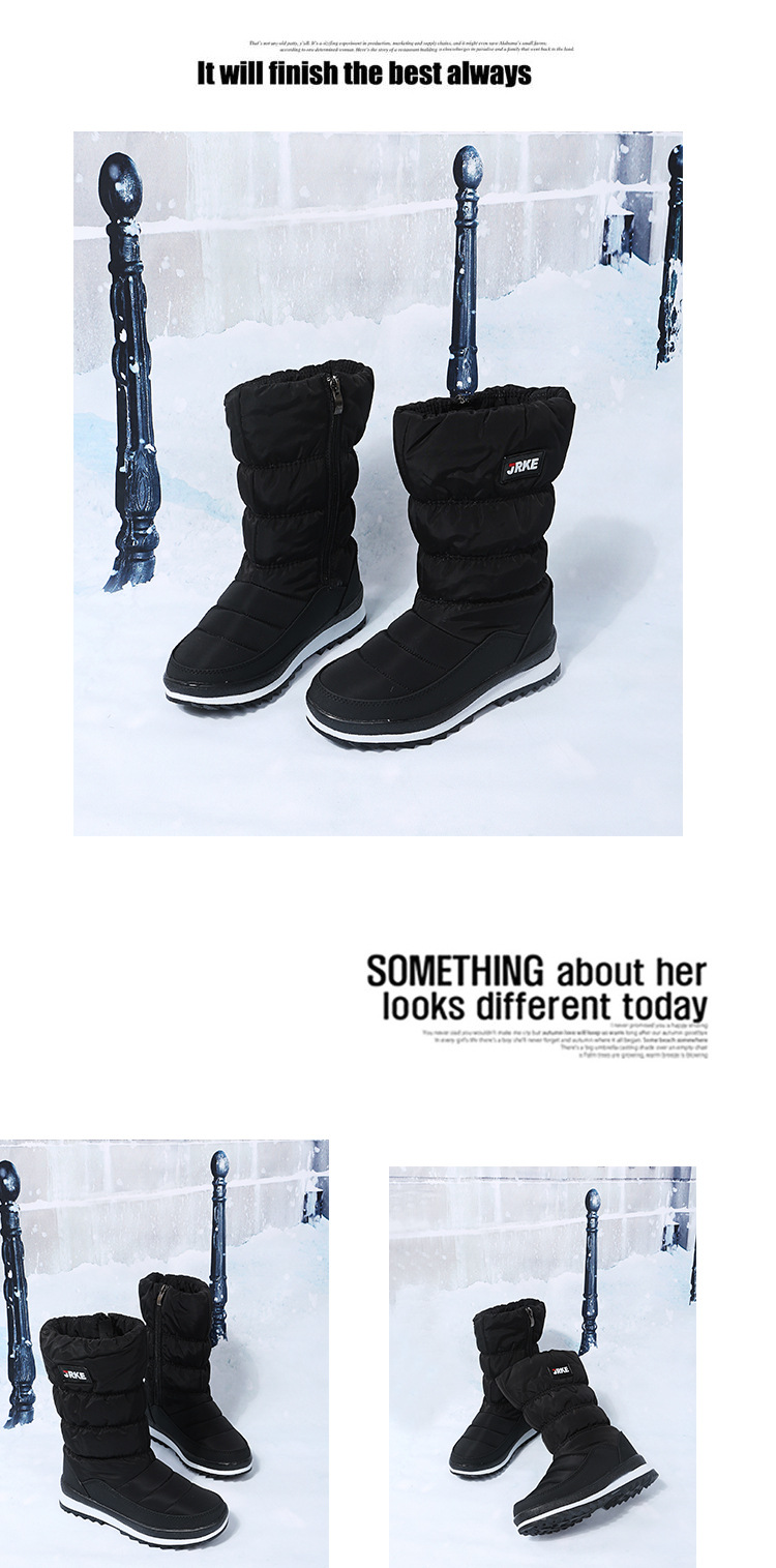 俄罗斯跨境外贸大码2023秋冬新款加绒加厚雪地靴女棉靴Snow boots详情38