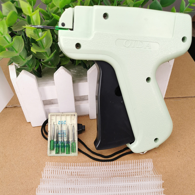 Cross-border tag gun needle QIDA new grey plastic clothing tag gun, trademark gun, label gun factory direct sales pic 3