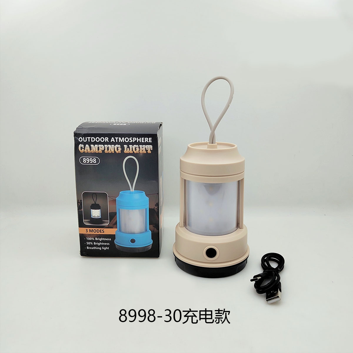 新款露营灯软性灯泡星星暖光呼吸灯光Type-C充电款电池款露营灯详情9