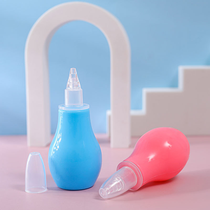 Baby manual nasal aspirator, cold nasal discharge and nasal congestion cleaner, silicone baby pump nasal aspirator pic 9
