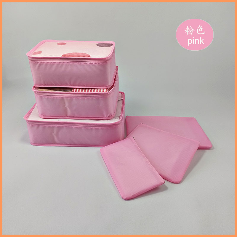 Cross-border bestseller, neutral, logo-free storage bag, travel set, underwear organization, six, seven or eight-piece clothing storage bag pic 9