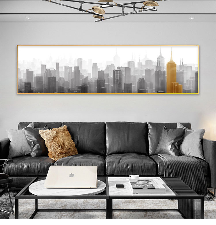 Hotel decorative paintings, hotel bedroom bedside abstract wall paintings wholesale, Nordic modern and simple sofa background wall paintings pic 14