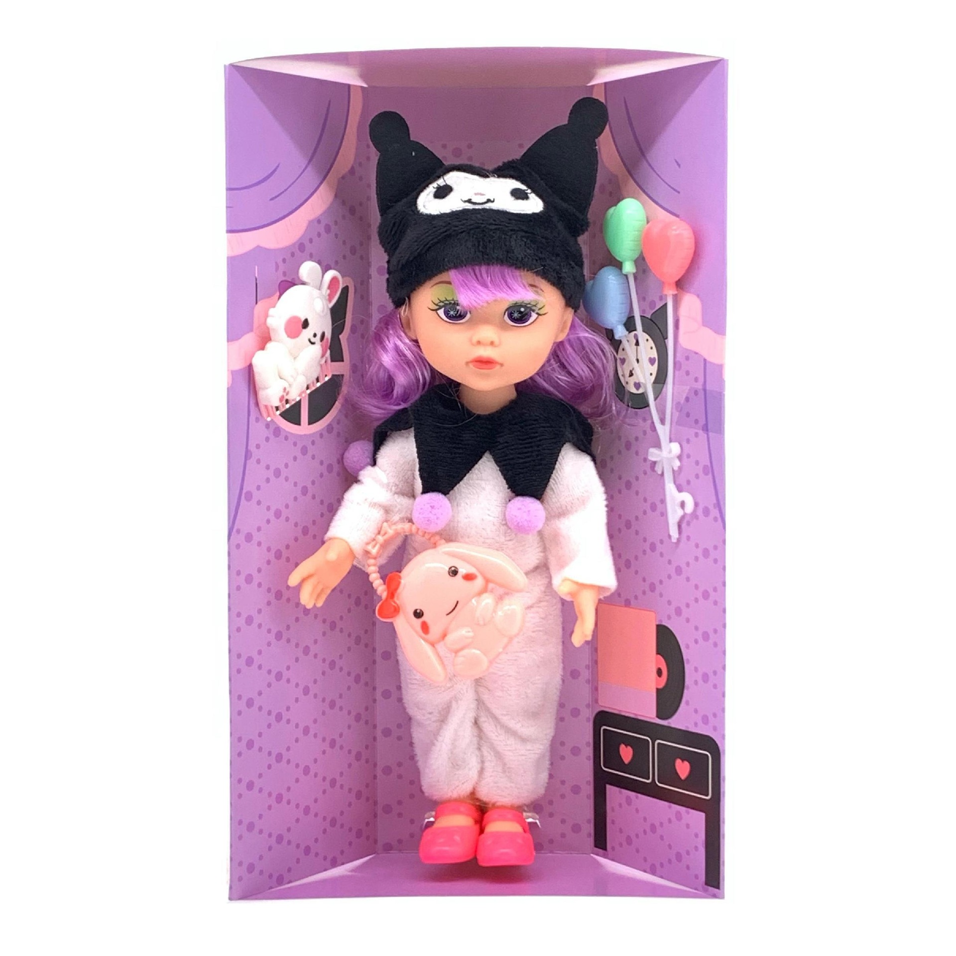 Cross-border foreign trade toys, 10-inch Kuromi Little Devil Vinyl Doll, Cinnamon Dog Music figurine from Sanrio, Japan pic 8