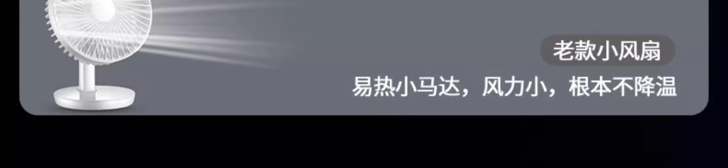 跨境usb夹子风扇迷你便携式充电小风扇手持桌面宿舍夜灯夹扇挂壁详情19