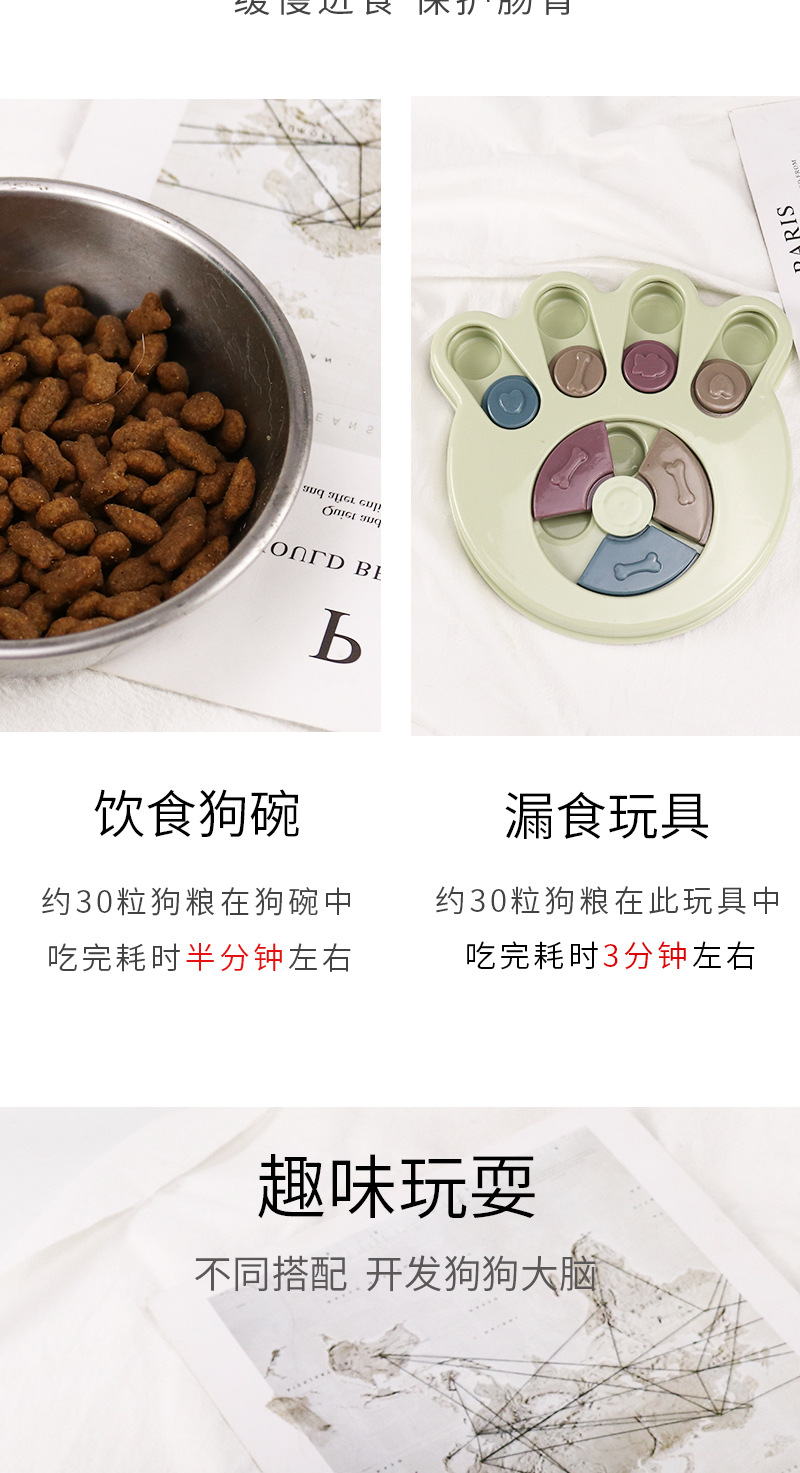 宠物狗狗益智慢食碗耐咬防漏互动解闷玩具狗碗厂家直供批发详情5