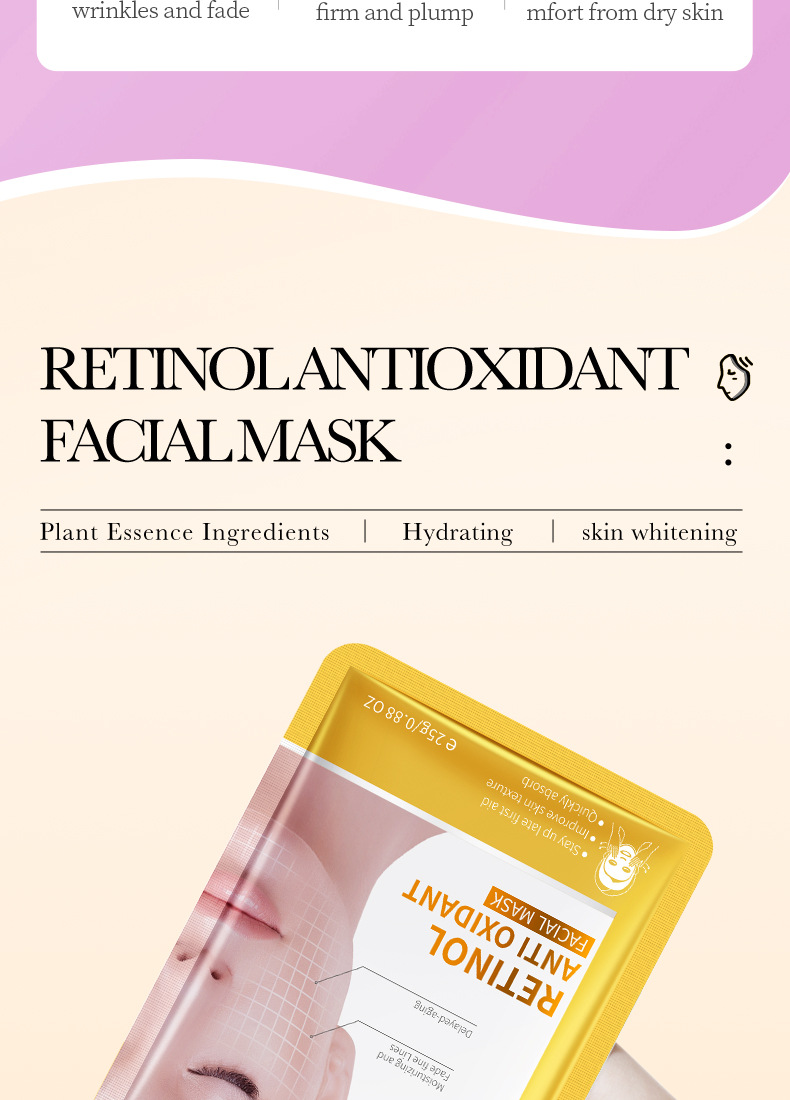 All-english BIOAOUA Hyaluronic Acid Moisturizing Facial mask wholesale for cross-border export, exclusively for foreign trade pic 42