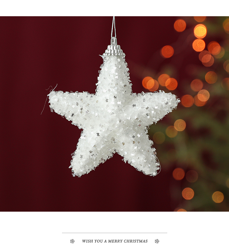 Simple Nordic-style Christmas gift package for foreign trade, white foam dowry packaging, ornaments, pendants, colored Christmas tree pendants, gifts pic 10
