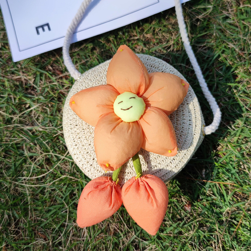 夏季草包编织包儿童包包女可爱斜挎男童小女孩迷你零钱包景区海边详情21