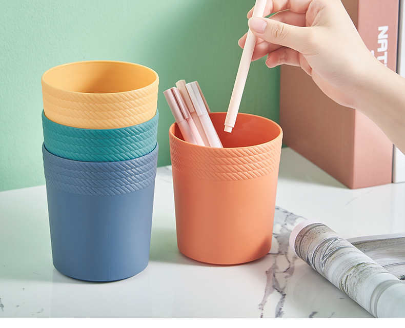 Fashionable pen holder, student office desktop pen holder, multi-functional storage pen holder, student makeup holder, simple and creative pen pic 12