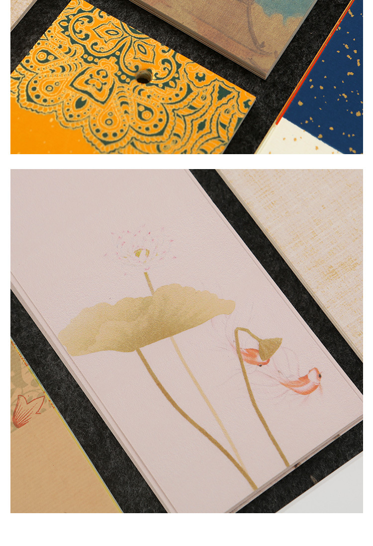 White-painted bookmarks, ancient and Chinese style, blank creative handcrafted calligraphy, handwritten student bookmarks, Xuan paper, DIY materials pic 18