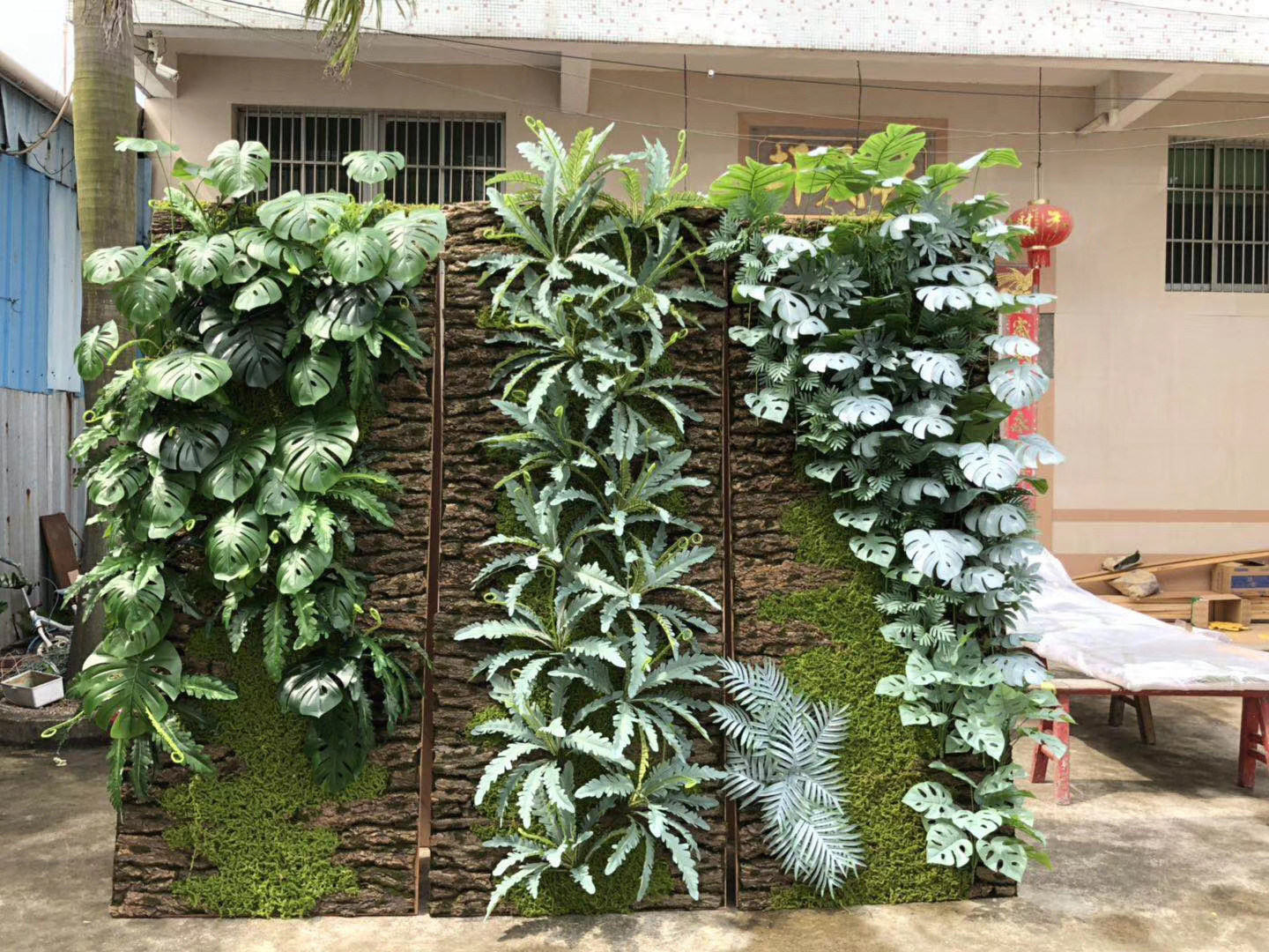 Artificial fern grass, Persian grass green, leaf green grass, row grass, artificial green plants, artificial plants, plant wall accessories, artificial grass, artificial flowers, artificial lawns, artificial trees, artificial vines, artificial flowers, artificial green pic 1