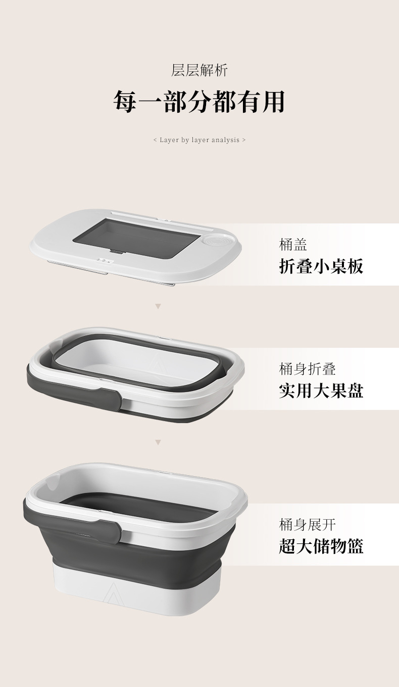 户外露营收纳箱折叠箱野营整理箱车载后备箱置物箱网红野餐篮神器01237-701详情12