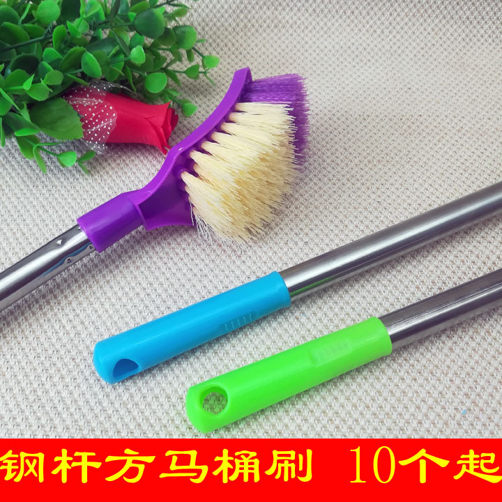 D1934 钢杆方马桶刷 清洁刷子 长柄厕所刷 洁厕刷 义乌二元店百货详情2
