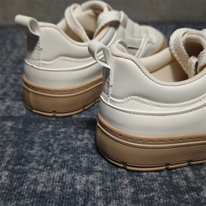 配裙子小白鞋女2024新款透气女鞋chic鞋子休闲厚底板鞋百搭H1378详情13